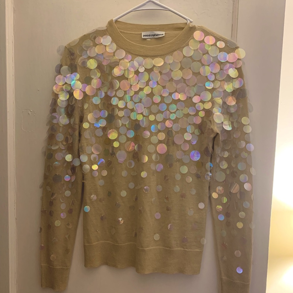 Pack Rabanne Sequin Embellished Sweater!
